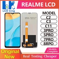 REALME C2 C3 3 5 5I 6 6I 7I C11 C12 C15 C11 2021 C20 C21 C21Y C25Y C25 C25S 3PRO 5PRO 7PRO 8PRO LCD Original Display Touch Screen Digitizer Assembly Replacement