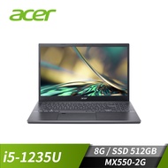 (福利品)宏碁 ACER Aspire 5 筆記型電腦 15.6" (i5-1235U/8GB/512GB/MX550-2G/W11) 藍 A515-57G-59GK (12代)