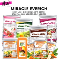 ORI HQ Miracle Everich Whitening Milk Choco | Berry | Detox | Love coffee | Booster Juice Jelly