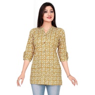 Kurti Women Indian Short Kurtis Cotton Kurti Top Long Short Kurtis UD132SPG
