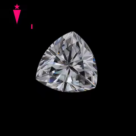 LOUTACI small size 0.03-0.8ct excellent cut brilliant trillion cut forever brilliant moissanite enga
