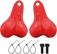 WOAEIUOS Hanging Truck Balls Nuts for TRX4M SCX24 FX24 1/18 RC Cars (Red)