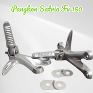 { BERKAH MOTOR RACING 99 } 1 SET OF PANGKON + 2 IRON CLAMPS REAR POWER STEP SATRIA FU JUPITER Z MX N