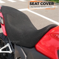 For Honda NX400 NX500 NX 400 500 2024 2025+ Motorcycle Seat Cover Heat Insulation 3D Mesh Fabric Bre