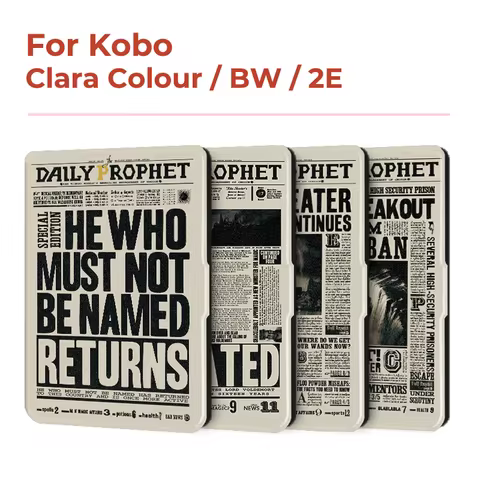 Twosheep 6-inch Case for Kobo Clara BW Clara Colour Clara 2E TPU Magnetic Flip Auto Wake Sleep TPU s