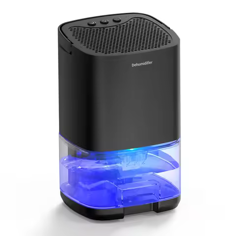 H2102 Mini Dehumidifier Portable Quiet 39dB Sleep Mode Semiconductor 350ml/D Home Dehumidifier Bathr