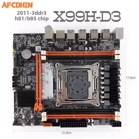 X99H-D3 2011-3 main board supports desktop ECC server DDR3