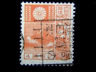 郵票-1930年(昭和五年)大日本帝國富士山及梅鹿4錢郵票