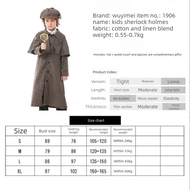 WUYIMEI | Sherlock Holmes Cosplay Costume Medium Ages