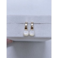 Gmmissy White shell 14k gold earring 白贝14k金耳钉