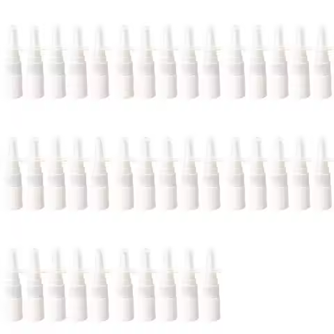 【OFF-SHELF】80Pcs 10Ml Spray Bottle Refillable Plastic Mist Nose Nasal Sprayer