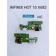INFINIX HOT 10 X682 CONNECTOR CHARGE PLUG IN PCB BOARD CAS CONNECTOR BOARD
