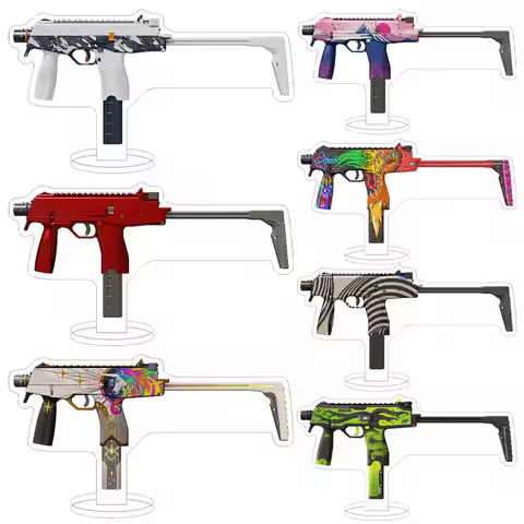 Lucky Seven Store CS2 GO model SMG MP9 Airlock Starlight Protector Hot Rod Food Chain Skins acrylic 