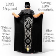 Sarung Hitam Polos Merk HDS Motif Wadimor Bali / Sarung Polos Hitam Pria Dewasa / Sarung Polos Hitam