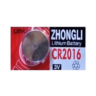 ZHONGLI Lithium Battery 3V CR2016, DL2016, ECR2016, GPCR2016