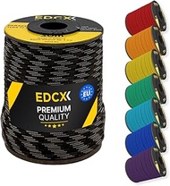 EDCX 4mm Nylon Paracord 550 30m (100 feet) - Type III, 100% Nylon Rope, 7 Strand Rope, 4mm Nylon Rop