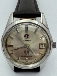 RADO ม้าเงิน 57 Jewels Golden Horse Automatic ตัวเรือนสแตนเลส นาฬิกาผู้ชาย มือสองของแท้