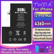 Diagnostic Battery 4360mAh Show Genuine Part No Pop Up Message for iPhone 12 Pro Max New High Qualit