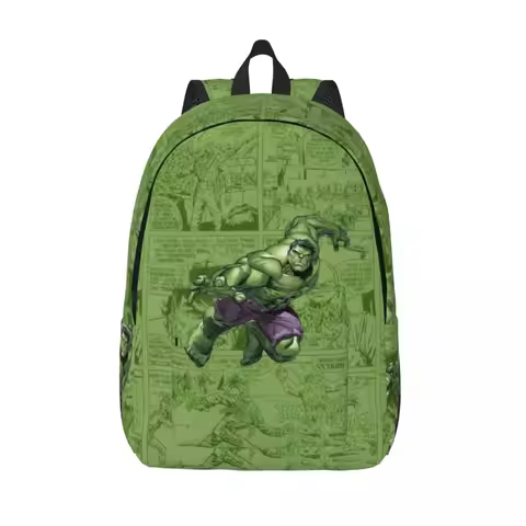 Custom 3D Printing Arte Do Hulk Canvas Backpacks for Girls Boys College School Travel Bags Men Women