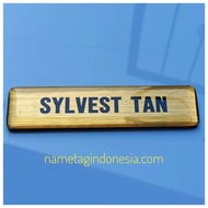 Name Gold StripedTAG Badge Name/ Chest Name Plate/ Name Plate Attribute/