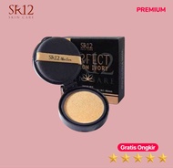 Bedak SR12 Perfect Cushion Refil Natural | Ivory 15g Bedak Waterproof Glowing Tahan Lama