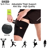 SKED Aolikes Adjustable Thigh Guard Support (1Pc) Anti Slip High Quality Hamstring Support Thigh Sup