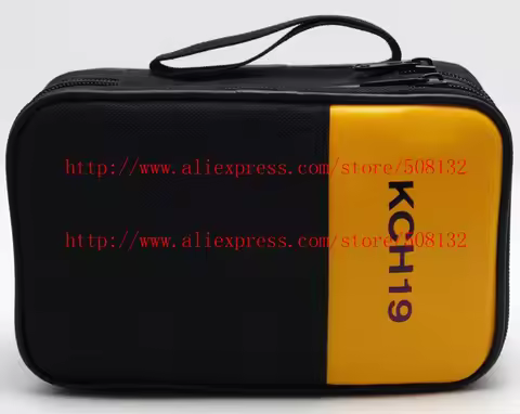 KCH19 Double Layer Zipper Carrying Soft Case / Bag use for HIOKI SANWA UNI-T Kyoritsu CEM HYELEC Vic