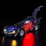 LocoLee Light kit Compatible with Lego 76304 Batman Forever Batmobile - No Model Only Light, LED Lig