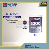 5L Nippon Paint 3200 Sealer Interior Nippon Wall Sealer Paint Nippon Sealer Cat Sealer Dinding Dalam