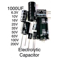 READY STOCK Electrolytic Capacitor 1000uf 6.3V 10V 16V 25V 35V 50V 63V 100V 200V