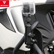 Special - Gopro Action Cam Holder Bracket Motorcycle Camera 360 Motowolf Rearview Mirror - Rearview~