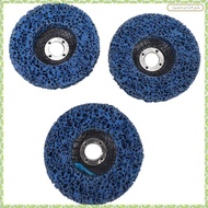 [J X Q K] Paint Stripping Disc Wheel 3 Pcs Rust Stripper Strip Discs for 4 x 5/8 Inch Angle Grinder 
