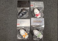 代售 - 1套4隻$10000 不散賣 市面難求 全新未開 UNBOX POCHACCO PC狗 絕版 FIGURE  原色 橙色 紅色 黑色 間條白 綠色