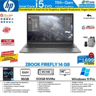HP Zbook Firefly G8/G7 Core i7,i5 10/11Gen, 14"/15.6" FHD, GPU Intel Iris Xe, WINS 11Pro, 16GBRAM, B