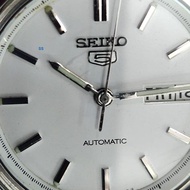 seiko 5 automatic dail putih