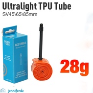 JENNIFERDZ Ultra Light Inner Tube, TPU French Valve Bicycle Inner Tube, Durable Ultralight Anti-agei
