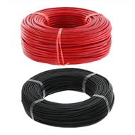 22 Silicone Wire 100m/lot 22 AWG Silica Gel Wires 22AWG Conductor Construction 60/0.08mm High Temper