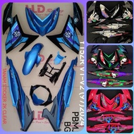 COVERSET YAMAHA Y15ZR Y15 YSUKU V1/V2 BUTTERFLY / CARTOON / CHARACTER DESIGN CUSTOM