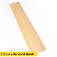 Thickness:0.5mm Natural KOTO Ping-pong Racket Wood Veneer Sheets L:1.4x0.18meters