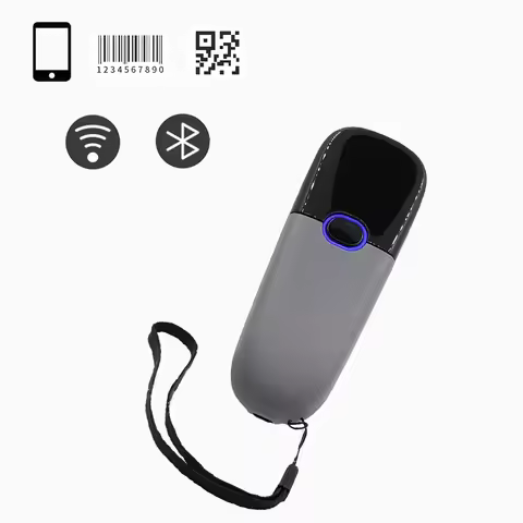 Mini Portable Barcode Scanner 1D/2D Wireless QR Code Reader 2.4G Bluetooth-compatible Scanner