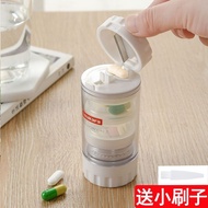 Household Medicine Cutter Pill Grinder Multifunctional Pill Box Pill Dispenser Manual Pill Crusher G