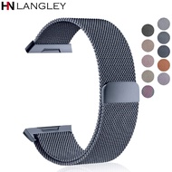 For Fitbit Ionic Stainless Steel Milanese Loop Metal Replacement Accessories Bracelet Strap with Magnet Closure for Fitbit Ionic