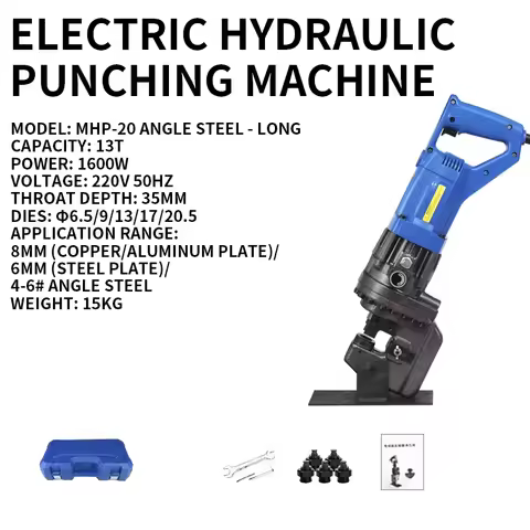 Portable Electric Hydraulic Punching Machine Handheld Electric Hole Punching Machine Angle Steel, An