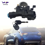 [Simhoa] Ignition Switch Column Lock Housing Set 9L8Z3511A Car Accessories Lock Cylinder Switch Repl