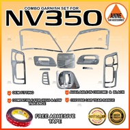 Garnish Cover Set for Nissan Urvan NV350 2018 - 2025 / Nissan Urvan Accessories Parts Combo