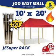 10' x 20' 🔥 50KG JESuper Rack Canopy Set [ JOO EAST ] Kanopi Pasar Malam [ Gazebo ]