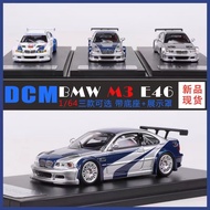 DCM 1:64 BMW E46 M3 GTR Alloy Car Model Diecast Car Toy Collection for Boy Birthday Gift