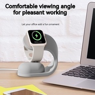 Applicable ios watch watch stand desktop smart watch wireless charging stand iWatch silicone stand