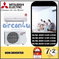 MITSUBISHI MR SLIM [JR Series] R32 Non-Inverter Air-Conditioner (1.0HP/1.5HP/2.0HP/2.5HP)