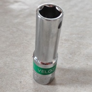MATA Long Shock Socket Wrench 13mm 13 mm 1/ 2" 6 PT Veloz